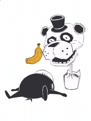 Bear doodle cartoon